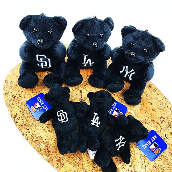 MLB(メジャーリーグ) パドレス ベアキーホルダー(小) ブラック