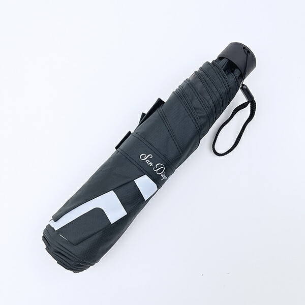 MLB(メジャーリーグ)  パドレス 折りたたみ傘 ブラック 晴雨兼用