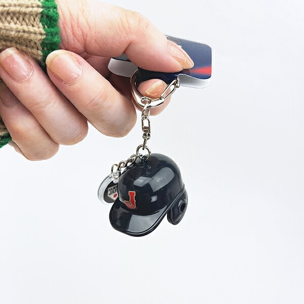侍ジャパン ヘルメット型キーホルダー ブラック 日本代表 野球