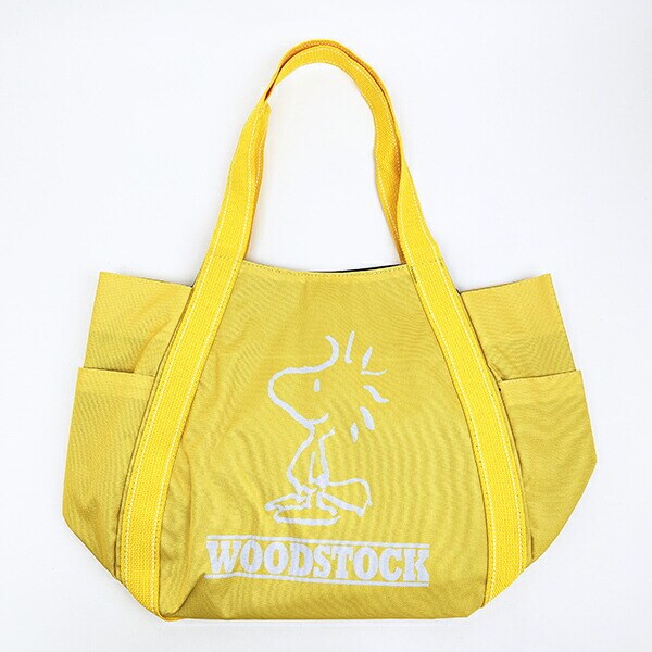 スヌーピー ウッドストック バルーントートバッグ イエロー SNOOPY