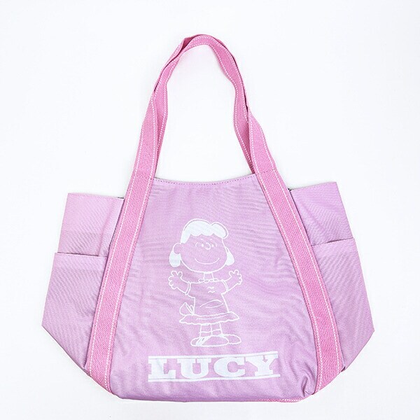 スヌーピー ルーシー バルーントートバッグ ピンク SNOOPY