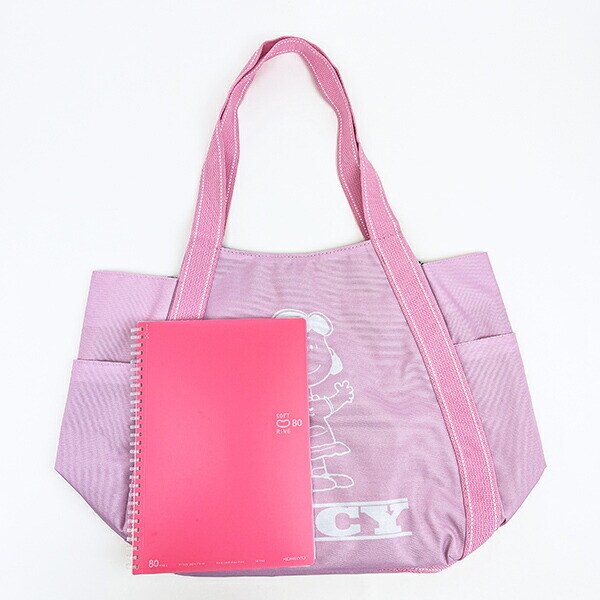 スヌーピー ルーシー バルーントートバッグ ピンク SNOOPY