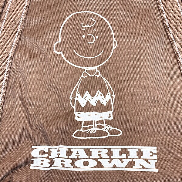 スヌーピー チャーリーブラウン バルーントートバッグ ブラウン SNOOPY