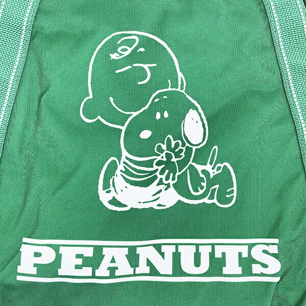 スヌーピー ×チャーリーブラウン バルーントートバッグ グリーン SNOOPY
