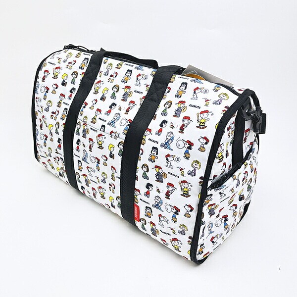 スヌーピー ボストンバッグ トラベル ホワイト SNOOPY