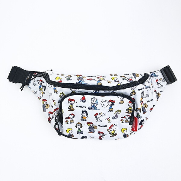 スヌーピー ボディバッグ ウエストポーチ ホワイト SNOOPY
