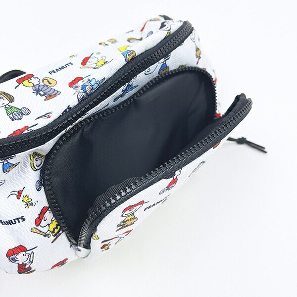 スヌーピー ボディバッグ ウエストポーチ ホワイト SNOOPY
