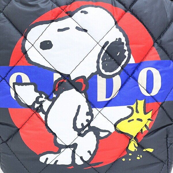 スヌーピー ロンドン 中綿ミニトートバッグ  SNOOPY