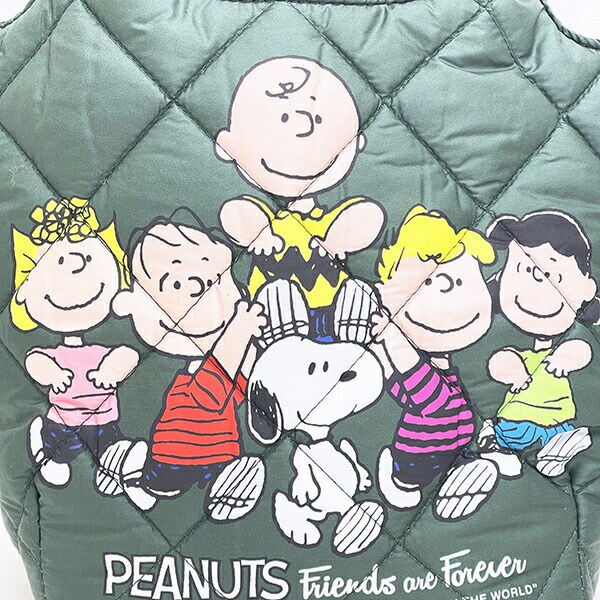 スヌーピー キャラ集合 中綿ミニトートバッグ  SNOOPY