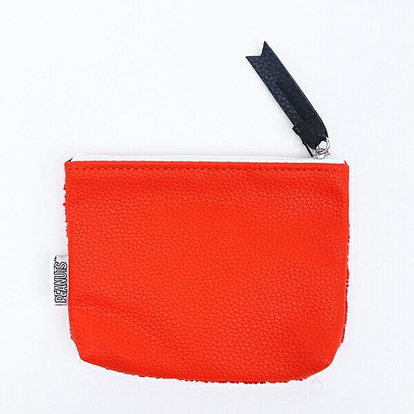 スヌーピー チャーリーブラウン さがらミニポーチ レッド SNOOPY