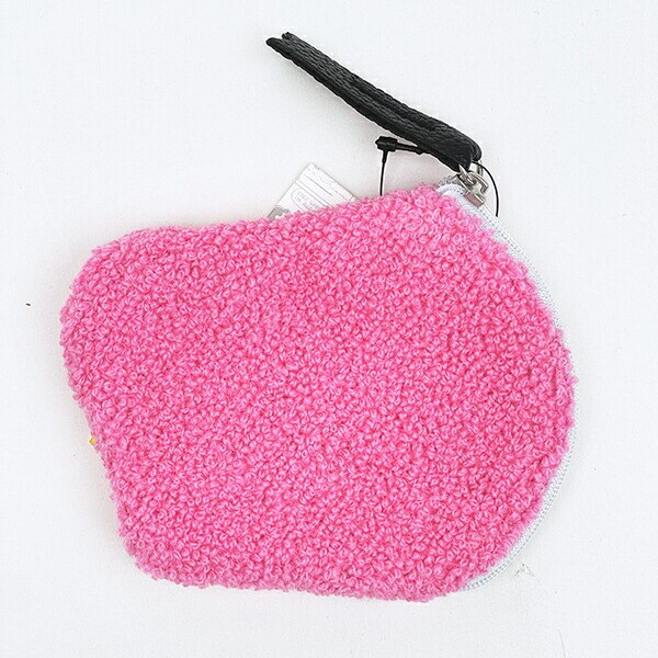 スヌーピー ベル ダイカットさがらポーチ ピンク SNOOPY