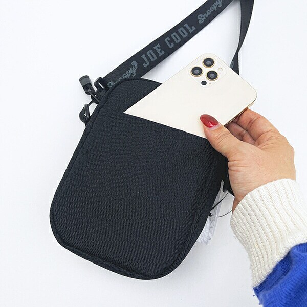 スヌーピー ジョークール 縦型ショルダーバッグ ブラック SNOOPY