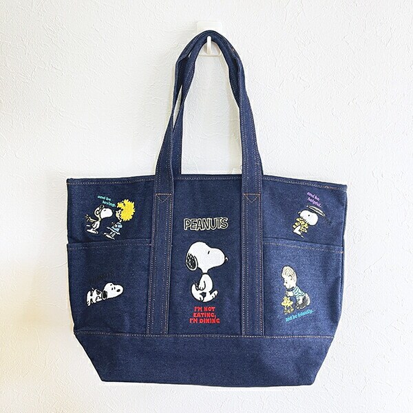 スヌーピー トートバッグ デニム SNOOPY