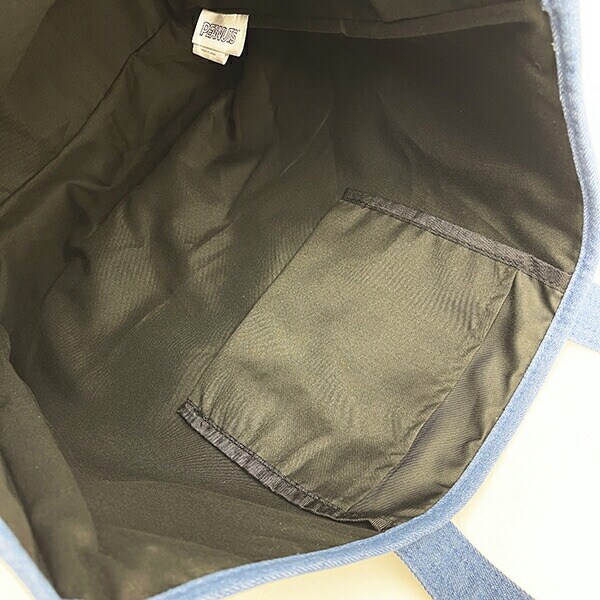 スヌーピー トートバッグ ライトデニム SNOOPY