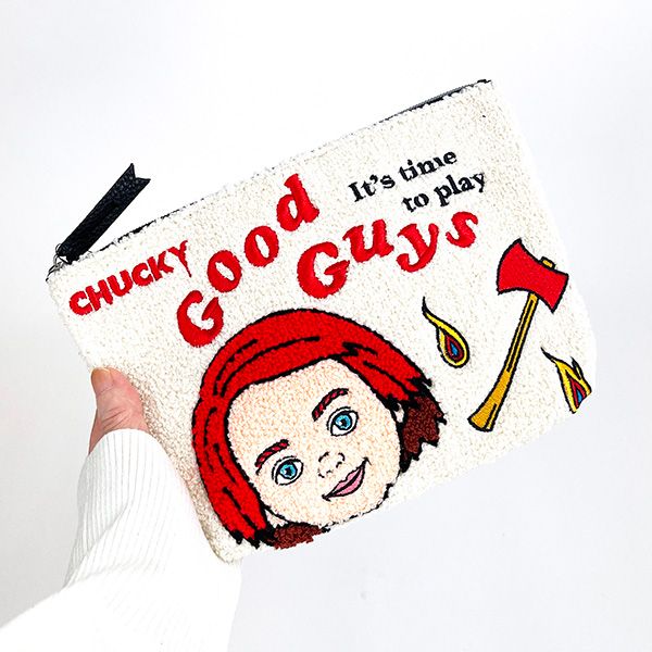 チャッキー サガラポーチ ホワイト CHUCKY チャイルドプレイ 映画