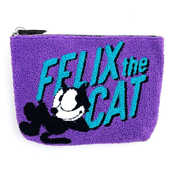 フィリックス・ザ・キャット サガラポーチ パープル 猫 フェリックス
