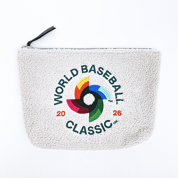 WBC 2026 (WORLD BASEBALL CLASSIC) ポーチ オフホワイト 侍ジャパン