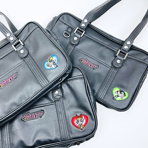 パワーパフガールズ バターカップ スクールバッグ (ブラック) パワパフ