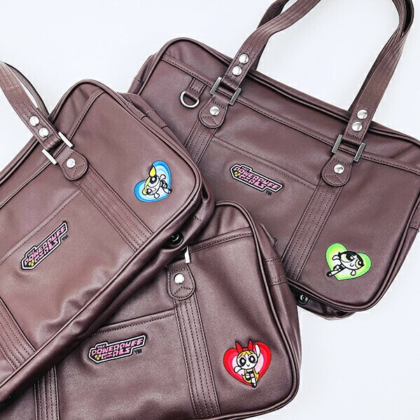 パワーパフガールズ バターカップ スクールバッグ (ブラウン) パワパフ