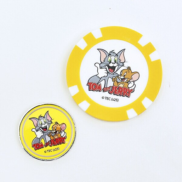 トムとジェリー マグネットコイン ゴルフ用品 トムジェリ