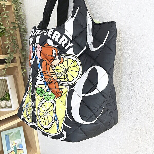 トムとジェリー (ジェリー) 中綿トートバッグ トムジェリ