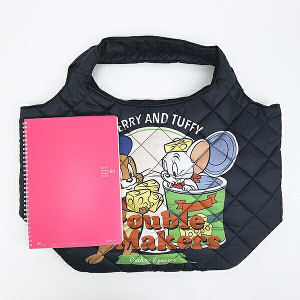 トムとジェリー (ジェリー＆タフィー) 中綿トートバッグ トムジェリ