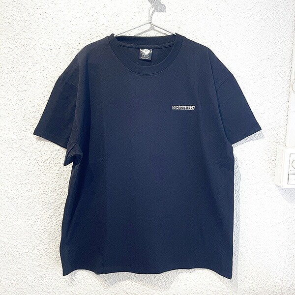 トムとジェリー ジェリー＆タフィー ハングルシリーズ Ｔシャツ(ブラック) Lサイズ アパレル