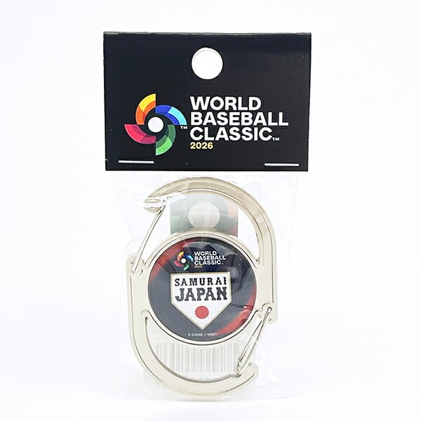 WBC 2026 (WORLD BASEBALL CLASSIC) カラビナ (ネイビー) キーホルダー 大谷翔平 侍ジャパン