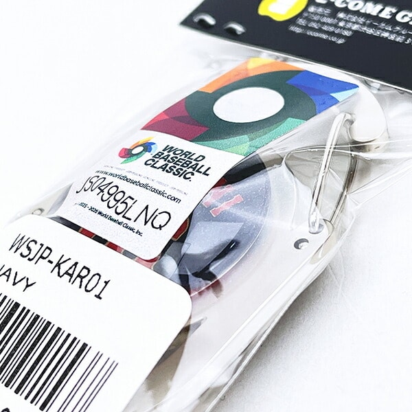 WBC 2026 (WORLD BASEBALL CLASSIC) カラビナ (ネイビー) キーホルダー 大谷翔平 侍ジャパン