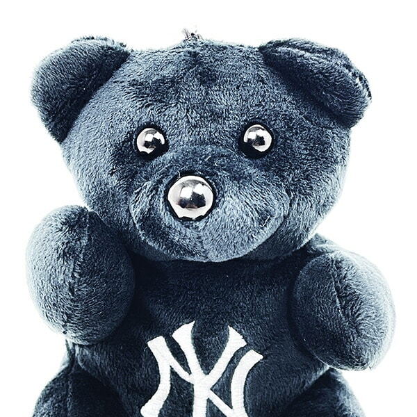 MLB(メジャーリーグ) ヤンキース ベアキーホルダー(大) ブラック