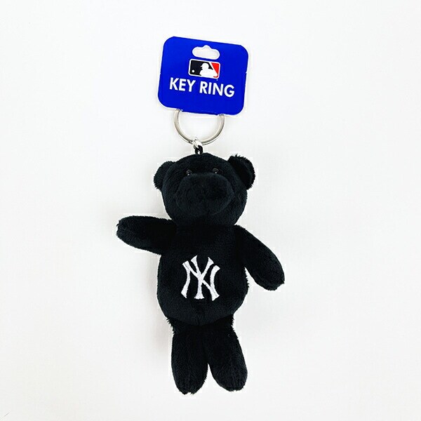 MLB(メジャーリーグ) ヤンキース ベアキーホルダー(小) ブラック