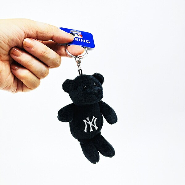 MLB(メジャーリーグ) ヤンキース ベアキーホルダー(小) ブラック