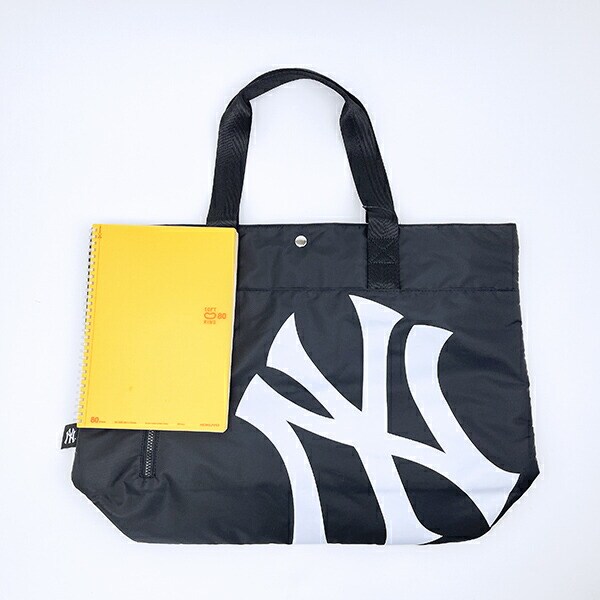 MLB(メジャーリーグ)  ヤンキース ナイロントートバッグ ブラック