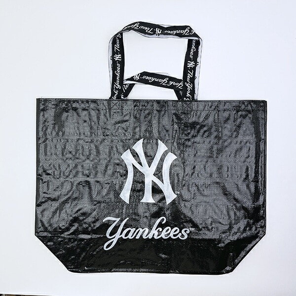 MLB(メジャーリーグ)  ヤンキース ショッピングトートバッグ ブラック