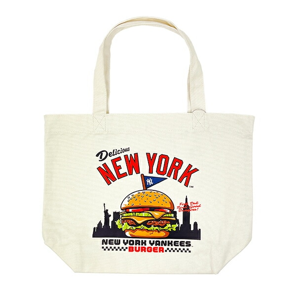 MLB(メジャーリーグ) ヤンキース ハンバーガー トートバッグ