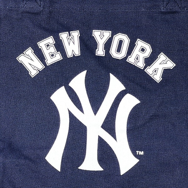 MLB(メジャーリーグ) ヤンキース キャンパストートバッグ ネイビー