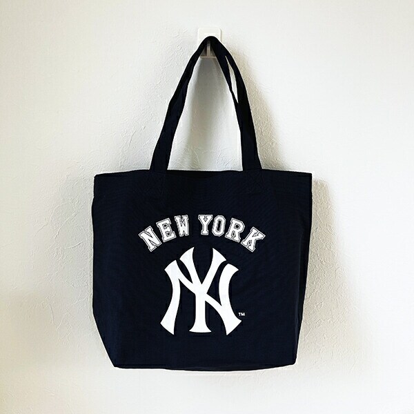 MLB(メジャーリーグ) ヤンキース キャンパストートバッグ ネイビー