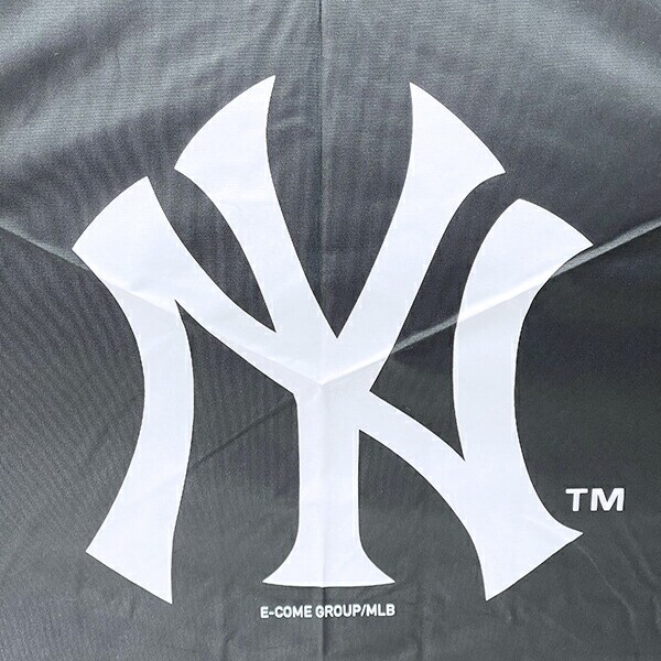 MLB(メジャーリーグ)  ヤンキース 折りたたみ傘 ブラック 晴雨兼用