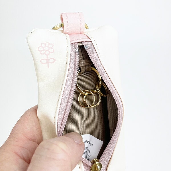 ミッフィー miffy キーケース （ミッフィーとお花柄 ） ピンク 小物入れ 日本製