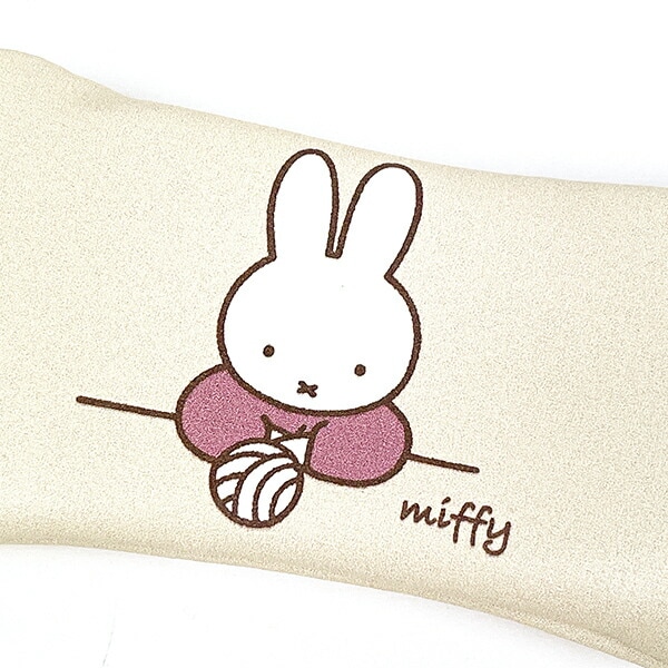 ミッフィー miffy 毛糸柄 キーケース 鍵入れ ベージュ 日本製