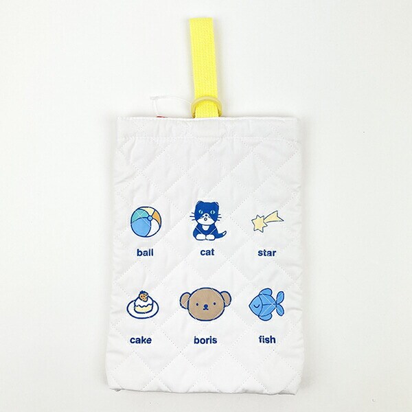 ミッフィー miffy キルトシューズバッグ アイボリー スクール キッズ