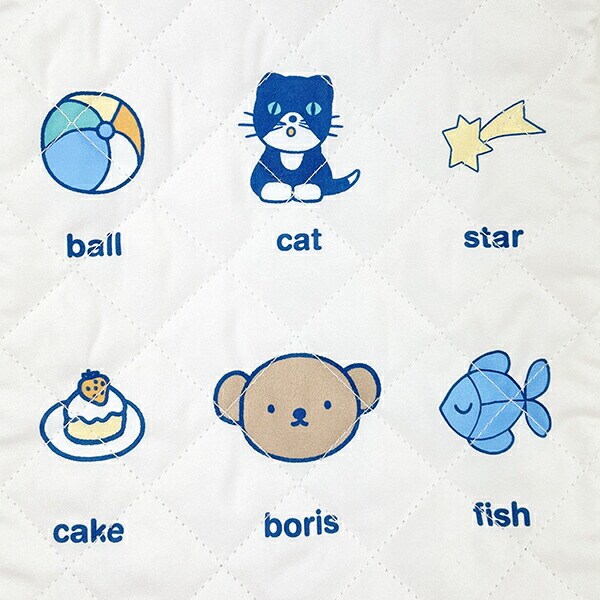 ミッフィー miffy キルトシューズバッグ アイボリー スクール キッズ