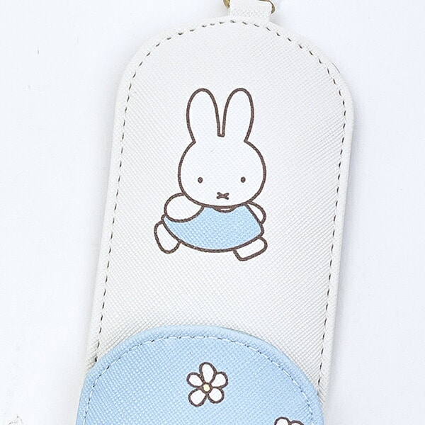 ミッフィー miffy キーケース Small Flower柄 キッズ スクール サックス