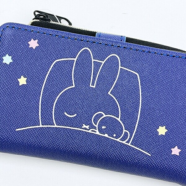ミッフィー miffy キーケース Starry Night柄 ブルー