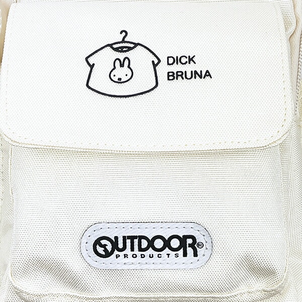 ミッフィー miffy OUTDOOR PRODUCTS ショルダーバッグ (オフホワイト)