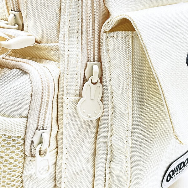 ミッフィー miffy OUTDOOR PRODUCTS ショルダーバッグ (オフホワイト)