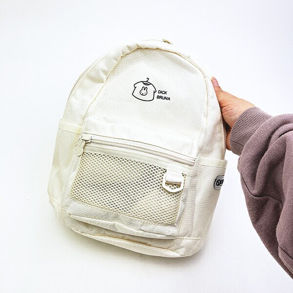 ミッフィー miffy OUTDOOR PRODUCTS ミニリュックサック バッグ (オフホワイト) キッズ