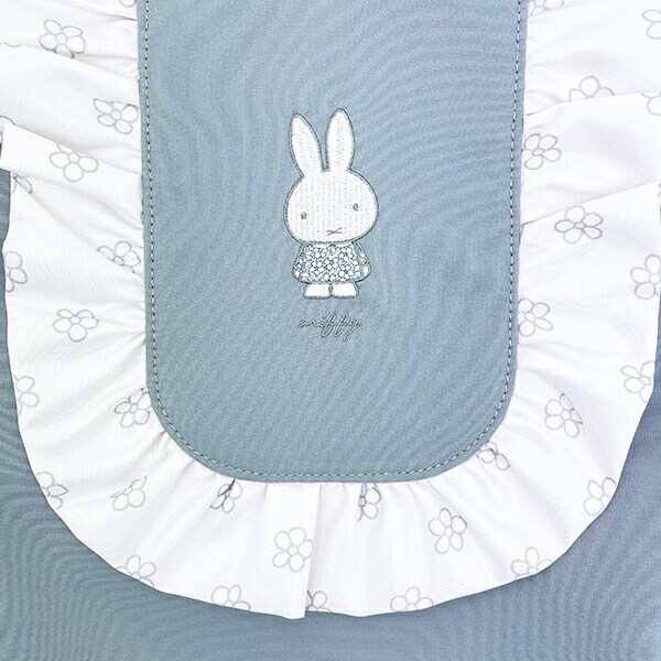 ミッフィー miffy フリルトートバッグ  (ブルー) フリルシリーズ