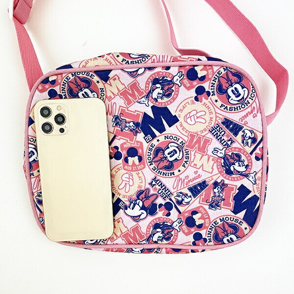 ディズニー ミニーマウス ショルダーバッグ (ピンク) キッズ スクール Disney