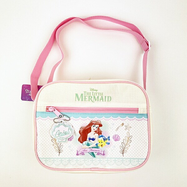 ディズニー リトルマーメイド アリエル ショルダーバッグ (アイボリー) キッズ スクール Disney